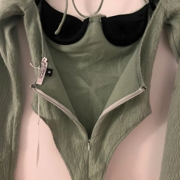 LaQuan smith mohair bodysuit NWT - Picture 8 of 11